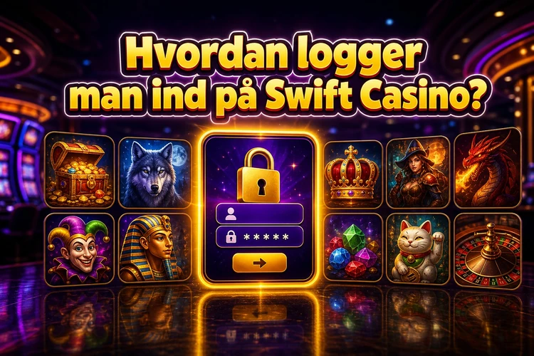 Hvordan logger man ind på Swift Casino?