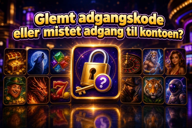 Glemt adgangskode eller mistet adgang til kontoen?