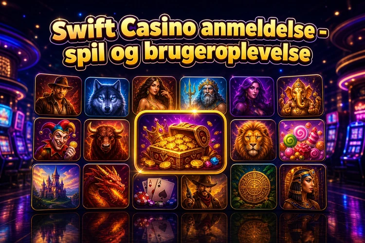 Swift Casino anmeldelse - spil og brugeroplevelse